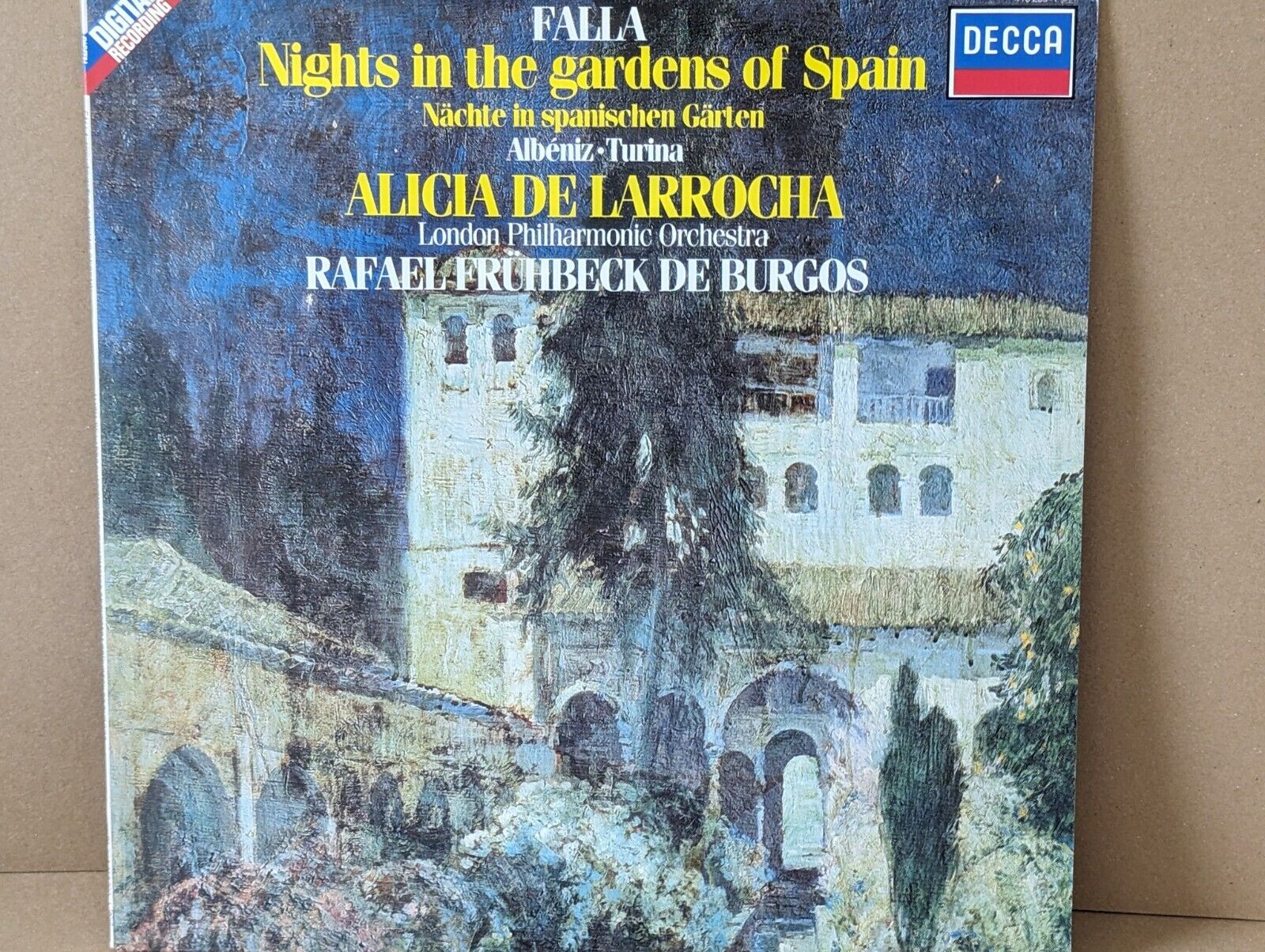 @DECCA DIGITAL *LARROCHA* FALLA: NIGHTS IN THE GARDENS OF SPAIN /ALBENIZ TURINA