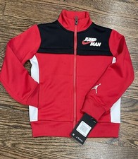    50 Michael Air Jordan Brand Nike Boys Gym Red Jacket Zip XS 4 Swoosh   