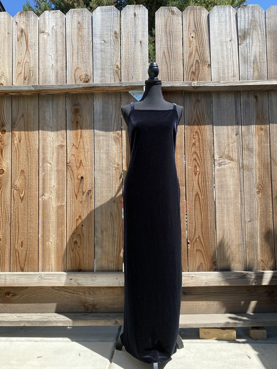 my michelle 90s black velvet prom dress size medium