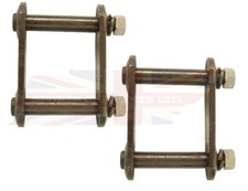 Rear Axle Leaf Spring Shackle Plate Kit Mgb Mga Good Quality Price For A Pair