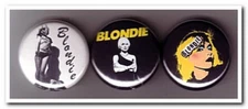 BLONDIE Buttons Pins Badges harry punk newwave 80s post-punk / call me / atomic