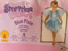 Rubie's Storytime Wishes BLUE PIXIE Child Costume size Small 4-6