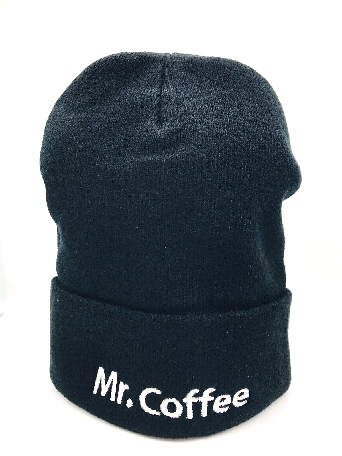 Mr Coffee Black Skull Beanie Cap Unisex One Size Knit by Cobra Brand