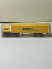 Wiking 1:87 Scale Ford Transcontinental Semi Truck, Dachser Transport with Box