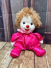 Vintage Poter Wind Up Musical Clown With Head Movement 1986