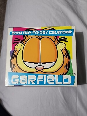 2004 Garfield Day To Day Calender New In Box Andrews McMeel Publishing Jim Davis