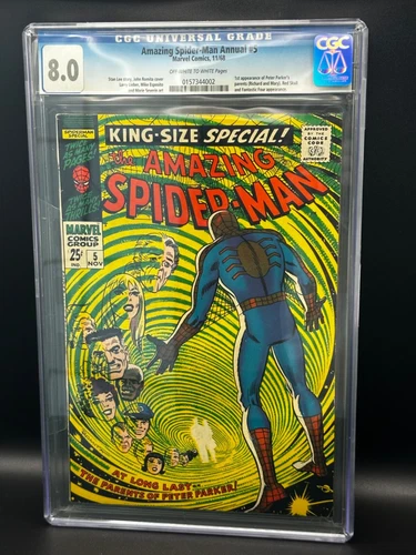 The Amazing Spider-Man Annual #5 CGC 8.0 (Marvel Comics November 1968)