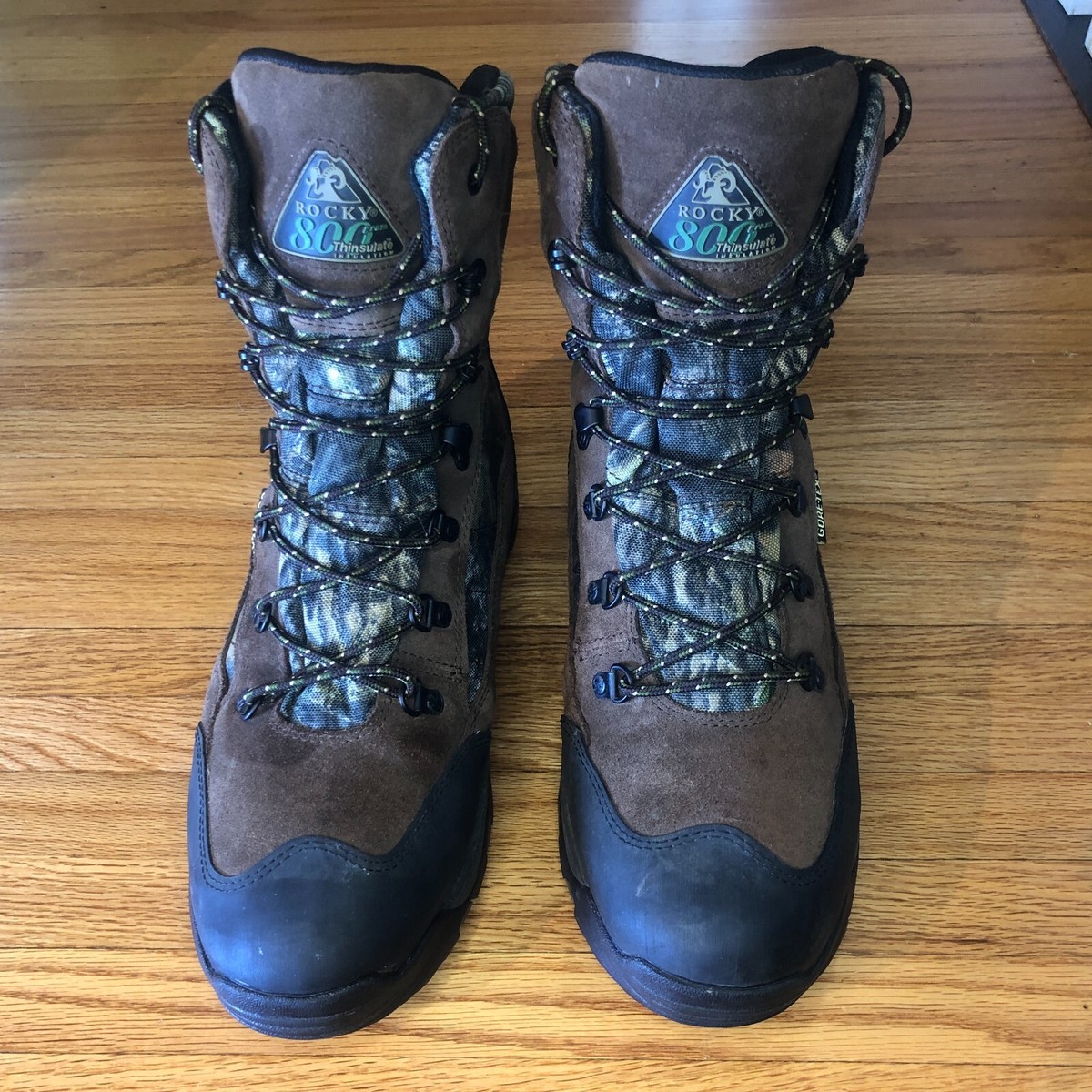 Rocky Core 800G Insulated Men 11.5 M Camo Gore-Tex Waterproof Hunting Boots Rocky Core Waterproof 800G Insulated Outdoor Boot - Walmart.com main image 2