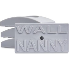 4 Pack - Made in USA Indoor Baby Gate Wall Protector - No Safety Hazard Gray