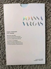 Joanna Vargas Eden Instant Lift Mask Firm  Brighten. 5 Masks. Boxed.