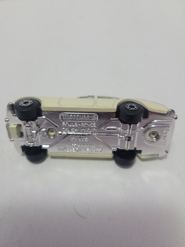 Vintage 1985 Matchbox Beige Rolls Royce Silver Cloud - Picture 4 of 6