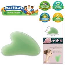 Gua Sha Rose Quartz Massage Tool for Face  Body - Ultimate Skin Therapy