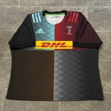 Harlequins Rugby Shirt 3XL Adidas Home Jersey 2019 2020 Adults XXXL