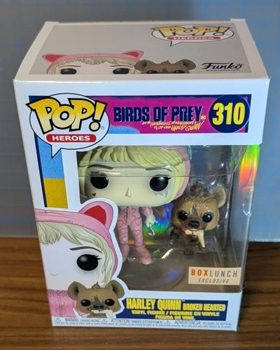 Funko Pop! #310 Birds of Prey: Harley Quinn Broken Hearted - Box Lunch Exclusive