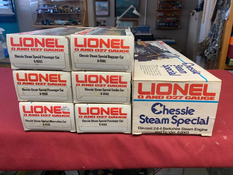 CHESSIE STEAM SPECIAL BERKSHIRE ENGINE & 6 CARS LIKE NU LIONEL FREE SHIPPING. - Image 2 of 4