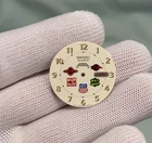 Vintage Seiko Quartz Watch Dial 28.4mm American Railroads 5Y23 Japan. Clean