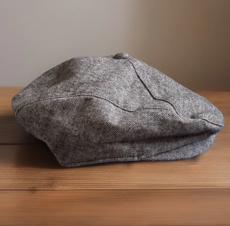 Лот из 2 JANIE & JACK шляпы мальчиков 2T-3T синий вельвет коричневый твид Newsboy крышки новый - Изображение 4 из 4