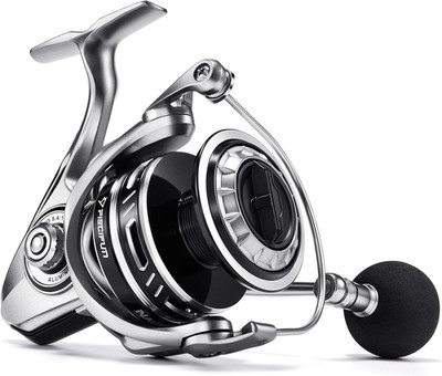 Nautix Spinning Reel, Aluminum Spinning Fishing Reel, CNC Aluminum Gear, 33Lbs M
