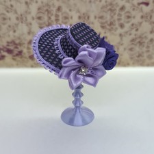 Oak 12th Ladies handmade Hat hatstand dolls house Scale shop