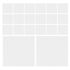 20 Pcs Eye Mesh for Embroidery Cat Masks Material Kit Custom Fursuit