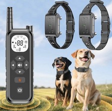 Wireless Dog Fence Electric Fence 185 Days Standby Training Collar, Flash Light