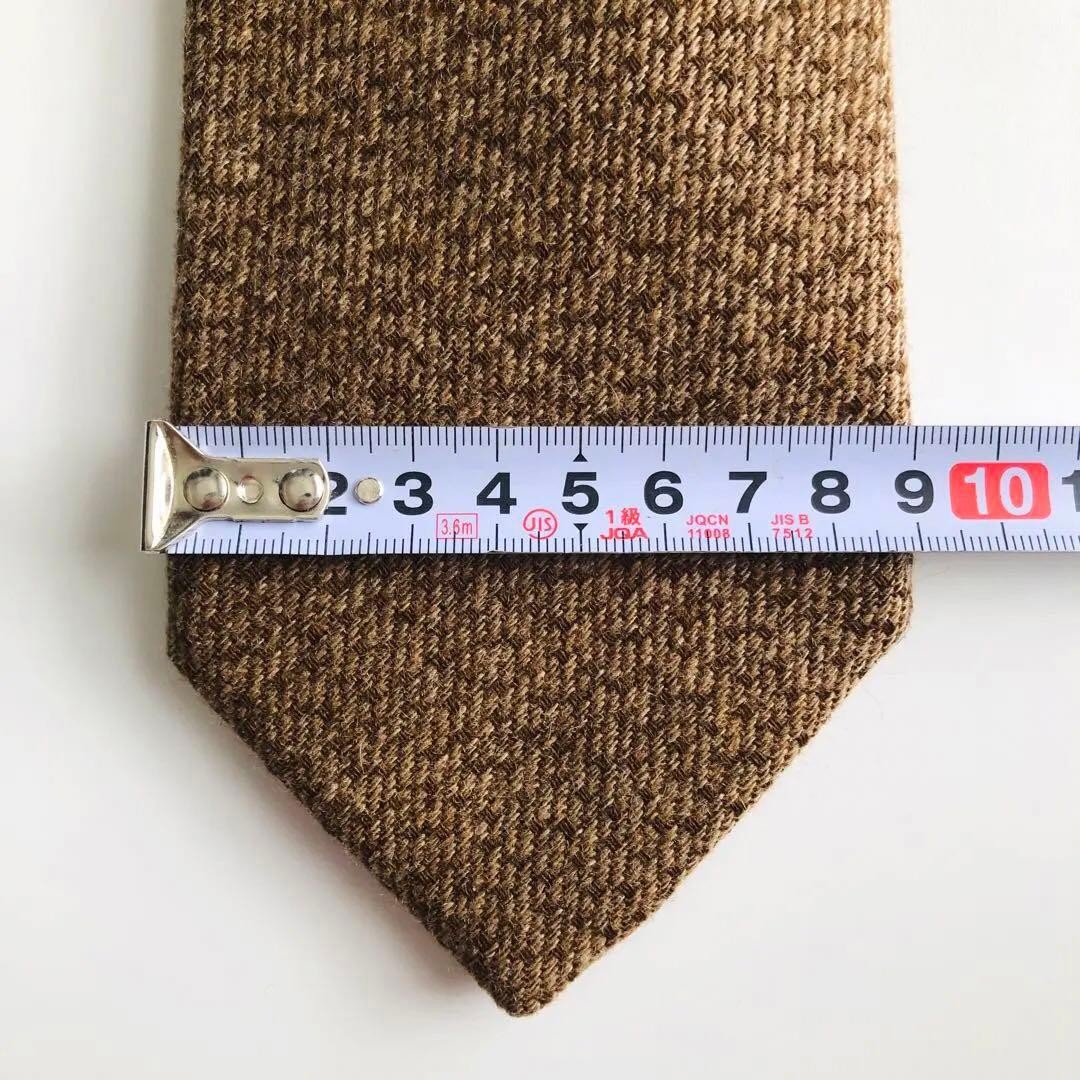 HERMES Tie Brown Solid - image 8