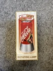 Vintage Coca Cola Contemporary Rotating Lamp 13” Ribbon Can Light Up w/ Box