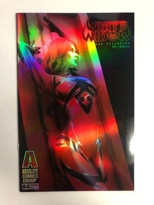 White Widow #4 - Metallic Ink Cosplay Cover - 2019 - Benny Powell - Red Giant