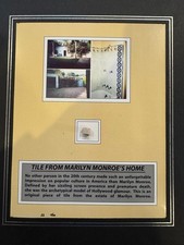 Mairlyn Monroe- Piece of her Shower Tile Documented