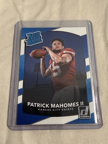 2017 Panini Donruss Rated Rookie Patrick Mahomes II #327 (RC)
