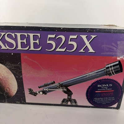 NEW Vintage 1997 Tasco Galaxsee 525X BLUE Telescope Model 45