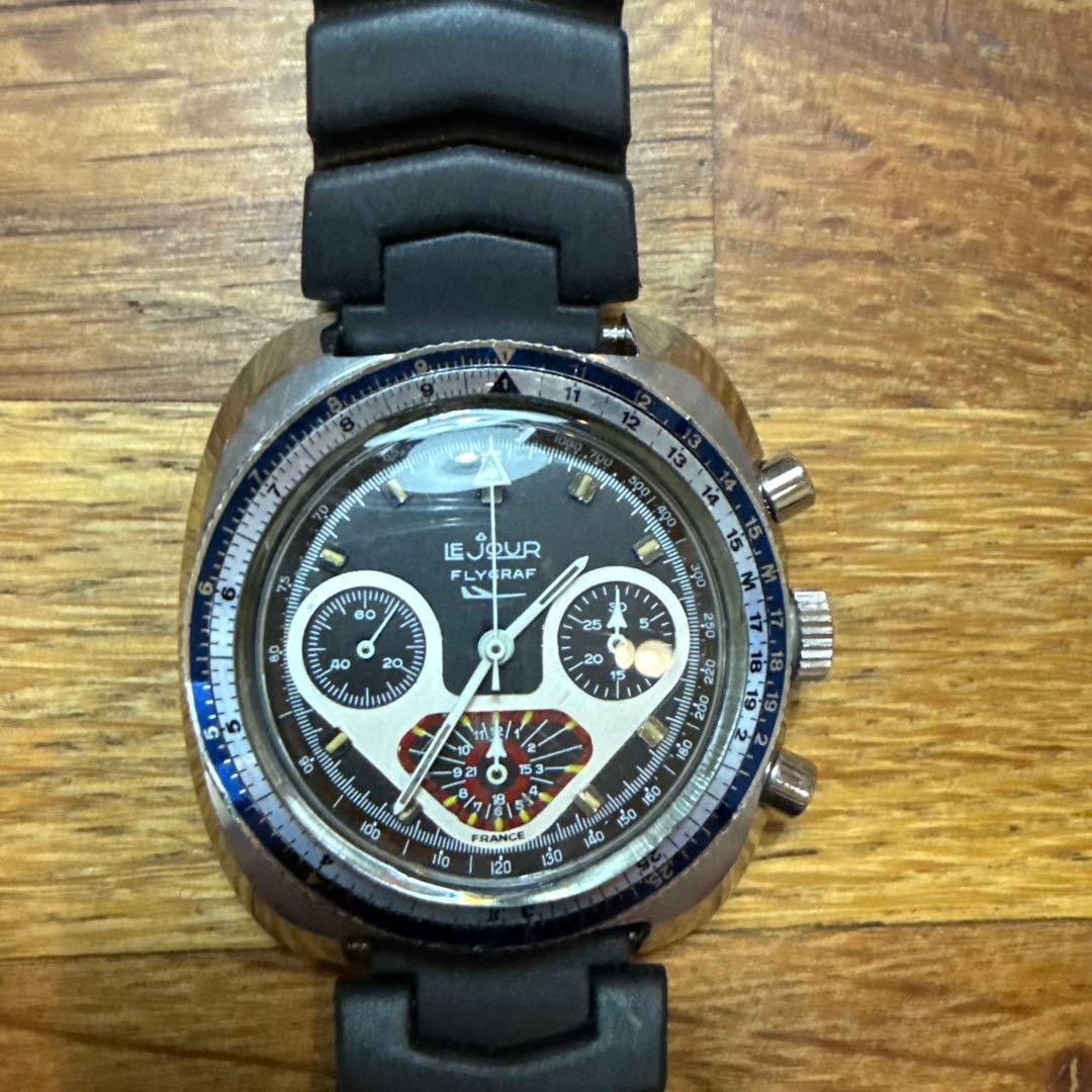 LE JOUR FLYGRAF Le Jour Valjoux 7736 Vintage