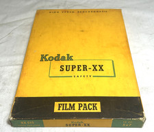 Kodak Super-XX Film 5x7 in High Speed Panchromatic Broke Seal Expired 1953
