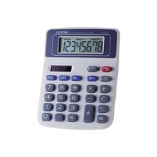 Aurora 8 Digit Semi Desktop Calculator Grey - DT210
