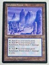 Karplusan Forest LP MTG Ice Age #337 Rare 1995 Nicola Leonard
