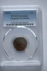 1878 Indian Head Cent - PCGS Genuine - Cleaned - VG Detail