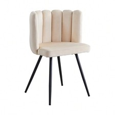 apricot ergonomic polyester home chair modern solid back spot clean design