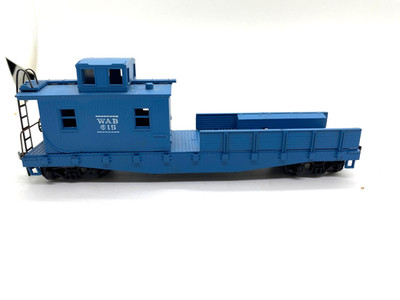 Mehano HO Scale Wabash Blue Work Caboose with Cupola #WAB 615 
