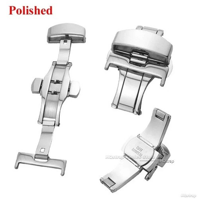 #ad #ad Stainless Steel Watch Band Clasp – Butterfly Deployment Buckle 16 22mm Strap $8.28