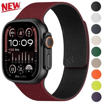 Magnet Silikon Armband für Apple Watch Series 11 10 9 8 7 6 SE Ultra 3 2 42-49mm