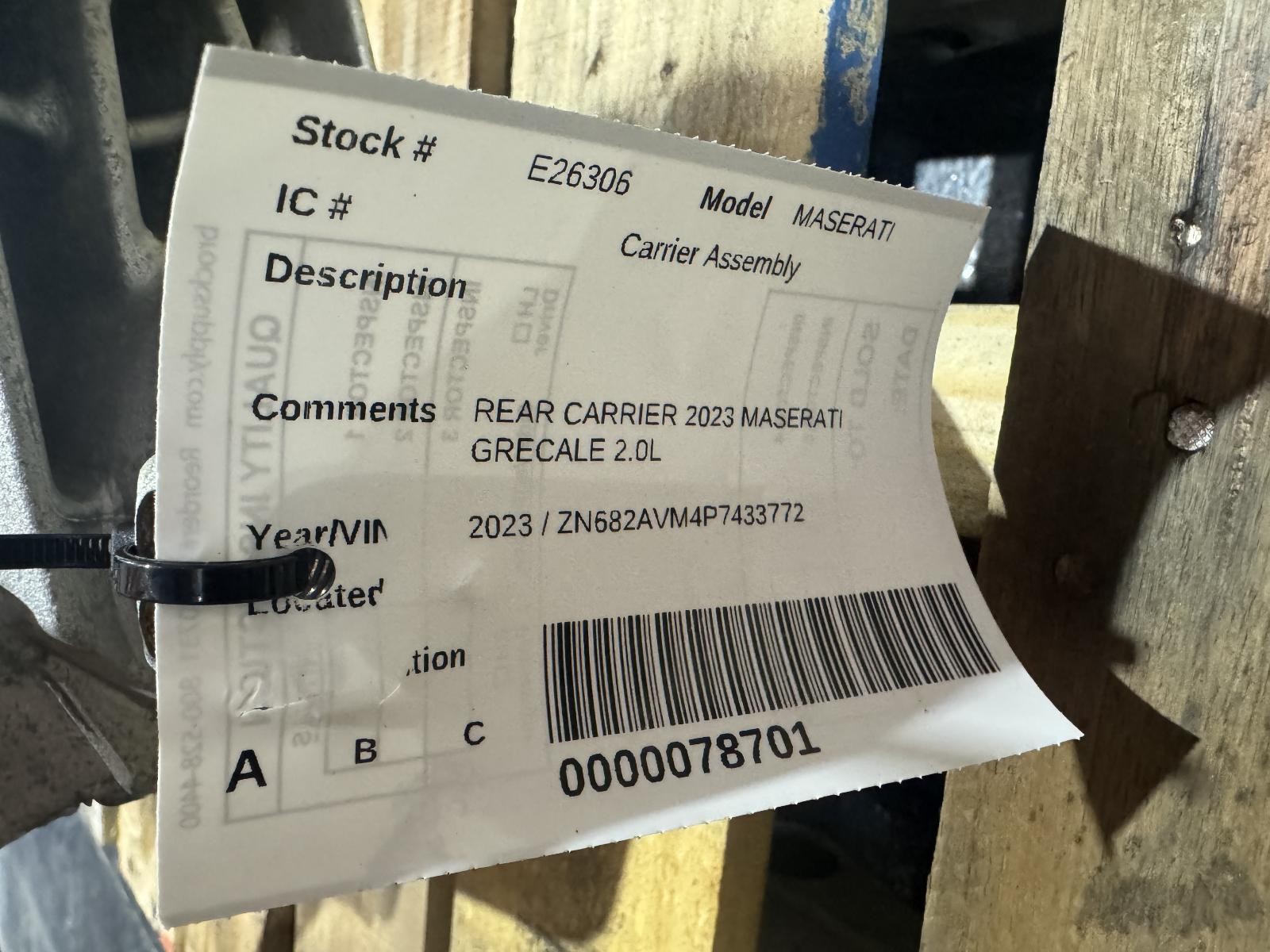 Maserati Grecale 2023 Front Output shaft seal
