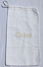 CHLOE Drawstring Dust Bag Purse Handbag Shoes Storage Cover 7" X 12 1/2"