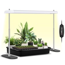 Advanced LED Plant Growth Lighting with 4/8/12H Timer, 6 Grow Light Stand