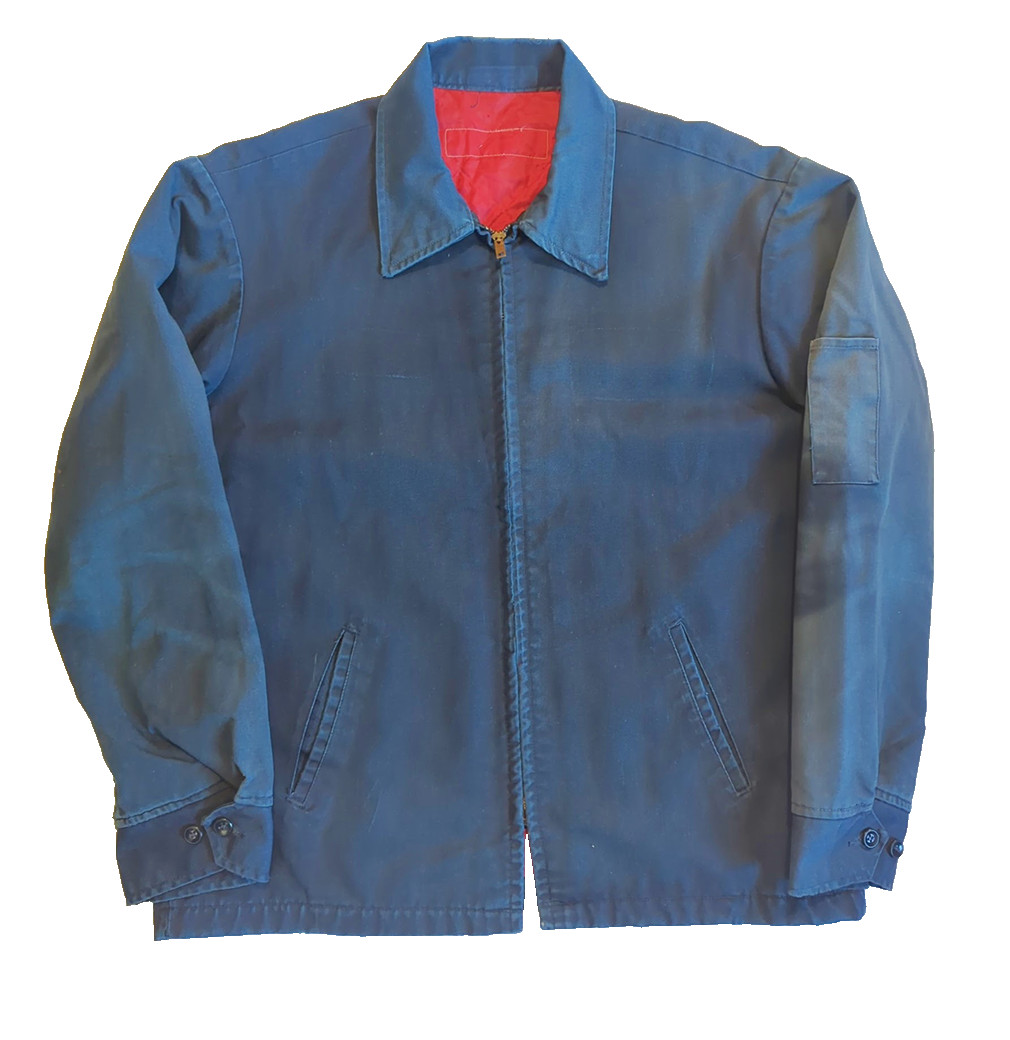 Authentic Thrashed Faded Mechanics Jacket Vintage… - image 1