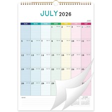 Calendar 2026-2027 - Wall Calendar 2026-2027, Jul. 2026 - Dec. 2027, 12" x 17",