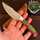 Hunting Skinner Knives | Damascus Steel | Premium Pakka Wood Handle | D135a — photo 3