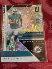 2018 Panini Unparalleled Impact /75 Mike Hull #118 Rookie RC Card. rookie card picture