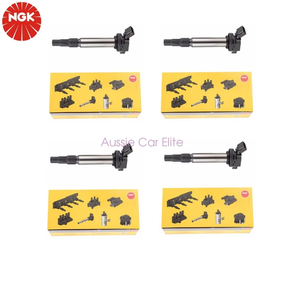 90919C2003 4pcs OEM NGK Ignition Coils For 2008-2012 Toyota RAV4 Corolla 2.0T - Image 2 of 4