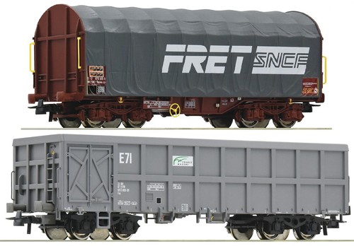 Roco FRET SNCF Schiebeplanenwagen + FRANCE WAGONS Fas Ep.6 NEU zu 77461 6600091 | Zustand: Neu