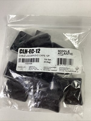 Middle Atlantic CLH-EC-12 Cable Ladder End Caps 12/Pack
